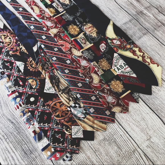 Nine Tabasco Necktie Bundle - Picture 1 of 3